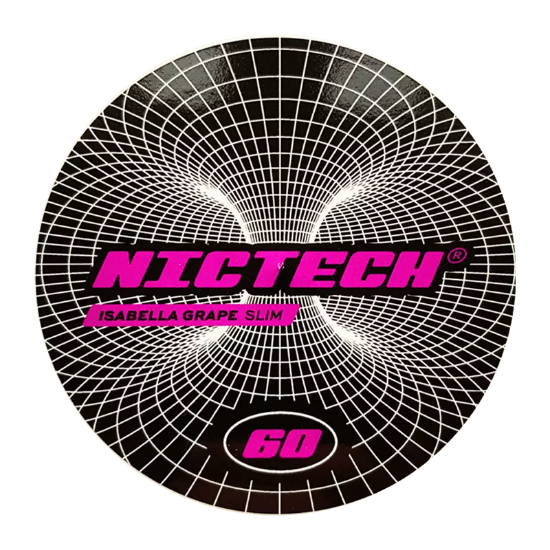 Снюс Nictech Isabella Grape, 60 мг/г, виноград Изабелла, slim portion