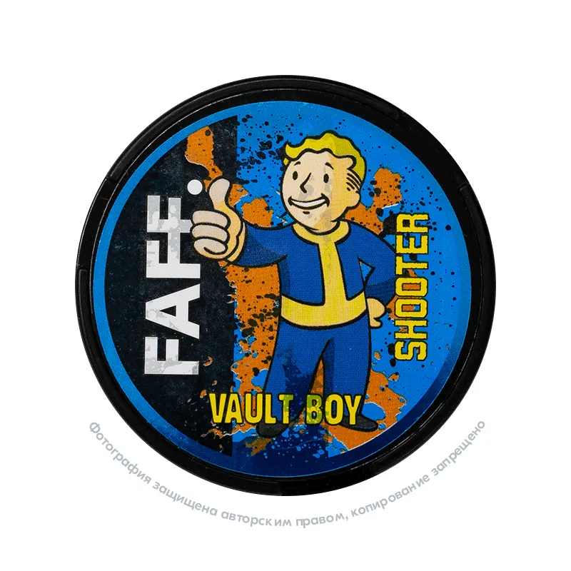 Снюс FAFF Shooter Vault Boy, 150 мг/г, манго и клюква, slim portion