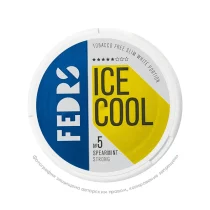 Снюс FEDRS Ice Cool №5 Spearmint Strong, 30 мг/г, мятная жвачка, slim portion