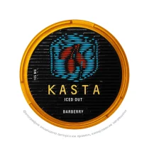 Снюс Kasta Iced Out Barberry, 105 мг/г, барбарис с холодком, slim portion
