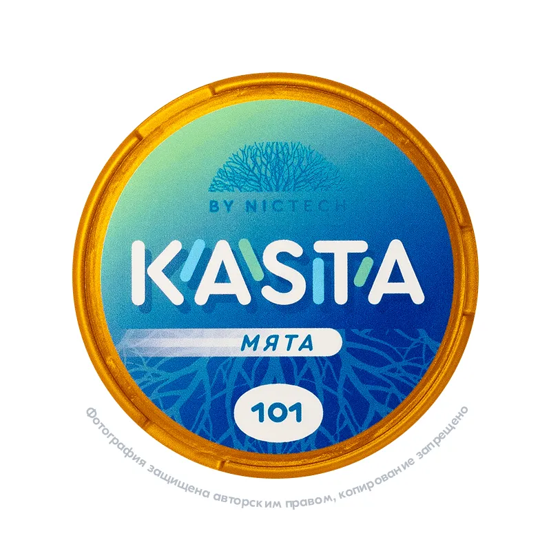 Снюс Kasta Classic Мята, 101 мг/г, мята, slim portion