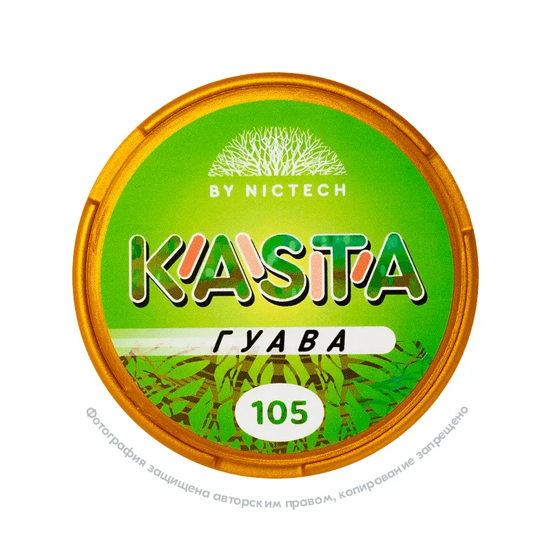 Снюс Kasta V2 Гуава, 105 мг/г, гуава, slim portion