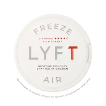 Снюс LYFT X-Strong Freeze Air, 16 мг/г, мята с холодком, slim portion, white