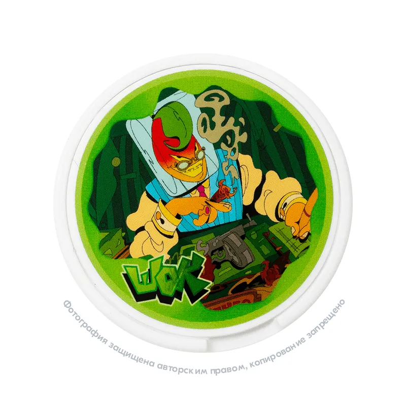 Снюс ШОК Мангово-Черная Бухгалтерия, 150 мг/г, жвачка с манго, slim portion