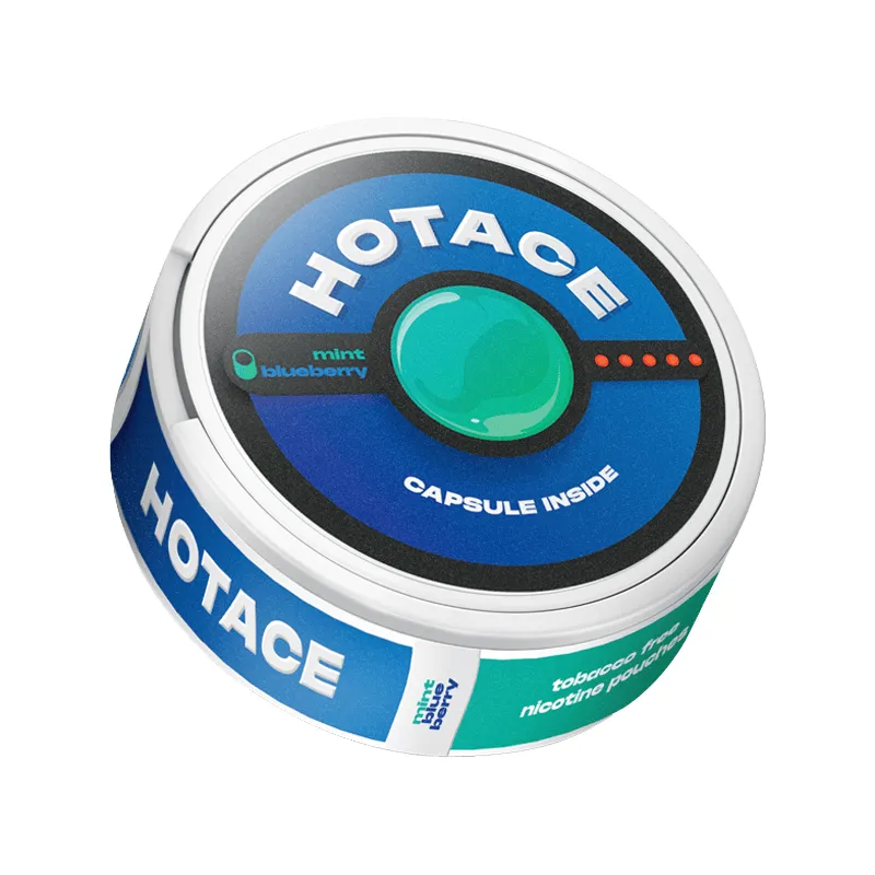 Снюс Iceberg HotAce Mint Blueberry, 120 мг/г, черника с холодком, slim portion, с капсулой