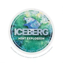 Снюс Iceberg Strong Mint Explosion, 75 мг/г, освежающая мята, slim portion