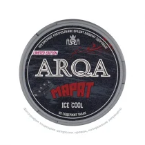 Снюс ARQA Слово Марат (Ice Cool), 120 мг/г, ментол, limited edition