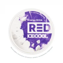 Снюс RED Ice Cool Energy Drink, 75 мг/г, энергетик, slim portion