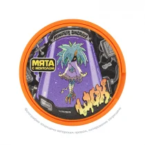 Снюс ШОК Monster Energy Хладис, 75 мг/г, мята и ментол, slim portion