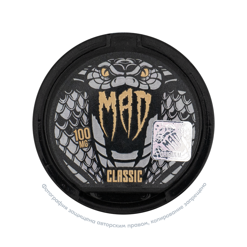 Снюс MAD Classic, 100 мг/г, мята