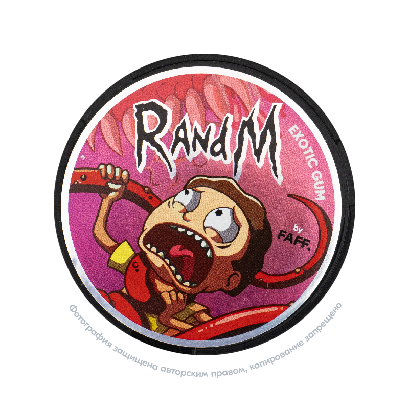 Снюс FAFF RandM Exotic Gum, 150 мг/г, экзотическая жвачка, slim portion